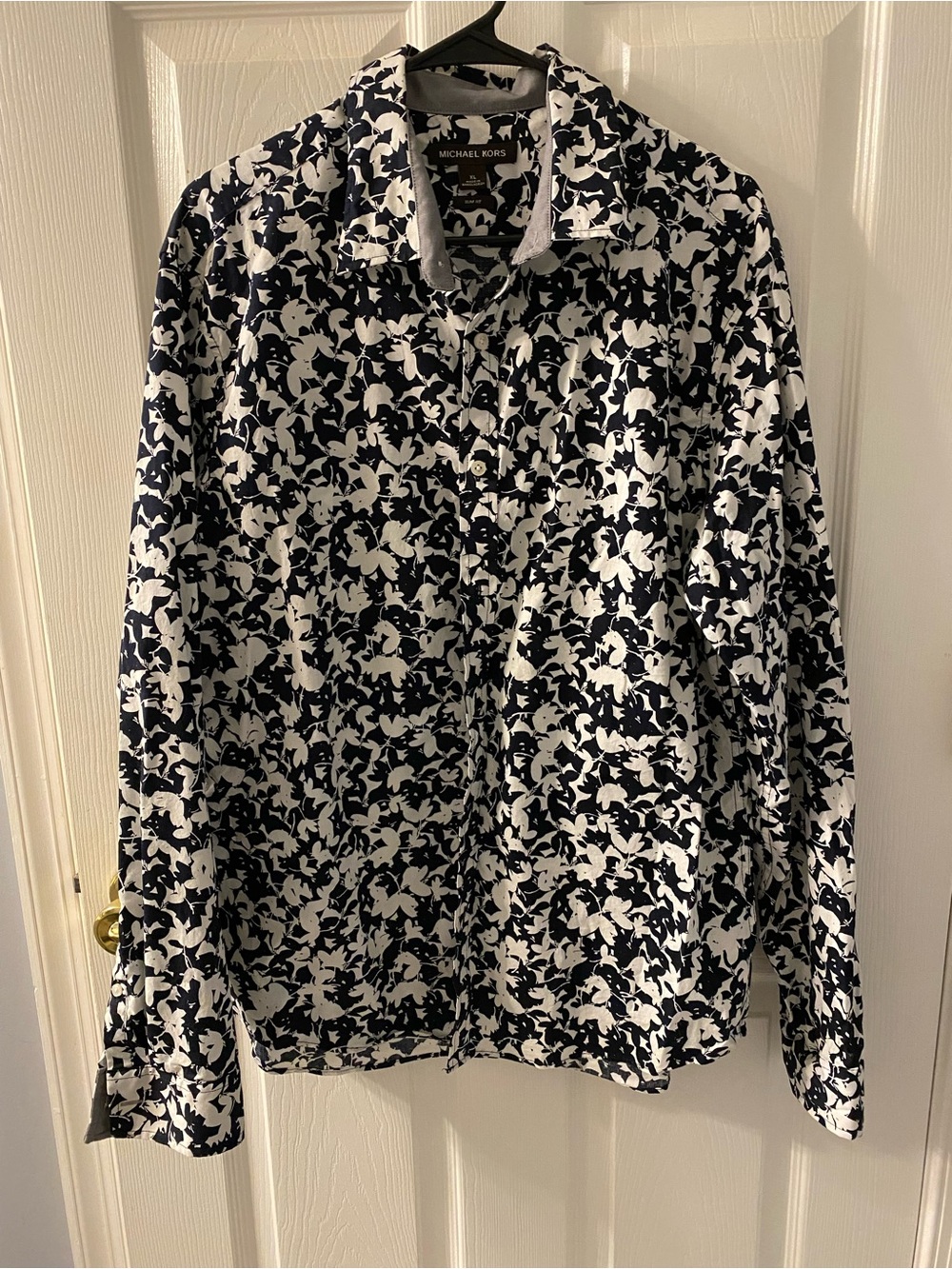 Michael Kors  Floral Button-Up Shirt